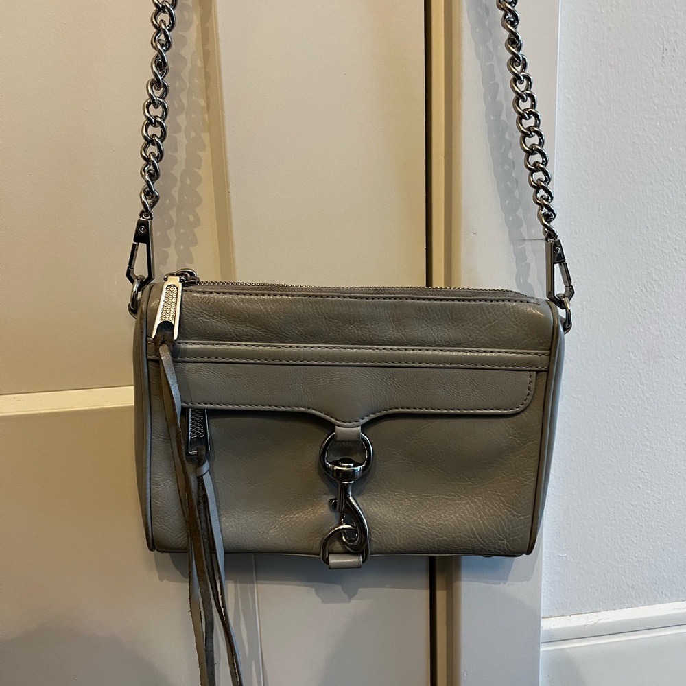 Rebecca mink off light grey crossbody